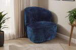 Edie Swivel Accent Chair Blue