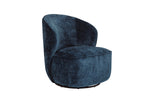 Edie Swivel Accent Chair Blue