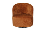 Edie Swivel Accent Chair Rust