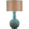 Edlyn Table Lamp Blue Reactive Glaze