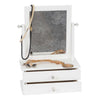 Faith Mirror Jewel Case with drawers open