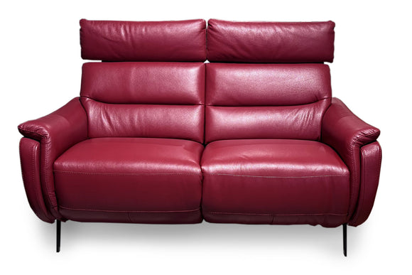 Ettore 2 Seater Leather Electric Recliner Sofa: Shop Online for High-Quality Recliner Sofas