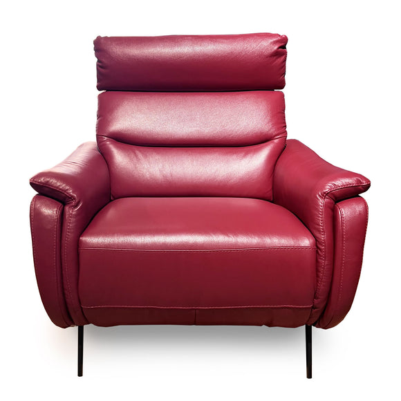 Ettore Leather Electric Recliner Chair: Shop Online for Elegant Recliner Armchairs
