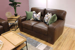 Indulge in Luxury: Genuine Leather Two-Seater Sofa