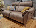 Modena 3 Seater Suede Fabric Couch