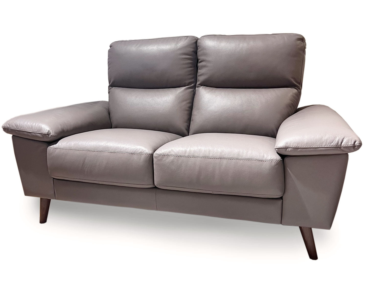 Dfs two seater on sale leather sofas