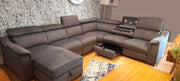 Stylish Addition to Your Home - Teramo Large Corner Sofa Mid Grey
