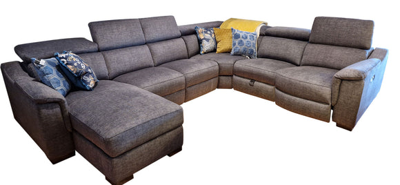 Functional Design - Teramo Large Corner Sofa Mid Grey