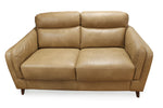 Cagliari 2-Seater Leather Sofa: Genuine Italian Leather