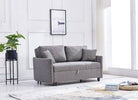 Enhance your living room decor with the best pull out sofa bed - Grey sofa bed