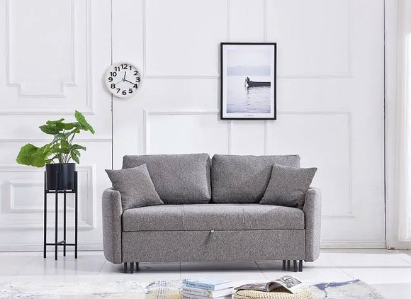 Grey double sofa bed - Experience style and comfort with this attractive piece