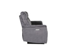 "Transform your space with the Matera 3 Seater Electric Recliner Sofa in a sleek graphite hue. This sofa offers electric reclining functionality, allowing you to adjust and personalize your seating experience. Its three-seater design provides ample room for relaxation and socializing.