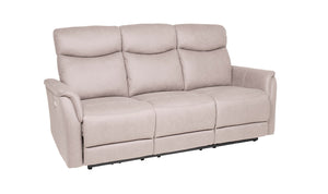 Indulge in the luxurious comfort of the Matera 3 Seater Electric Recliner Sofa in a sophisticated taupe color. This sofa features electric reclining capabilities, allowing you to find the perfect position for relaxation. Its spacious three-seater design offers ample seating space for you and your loved ones.