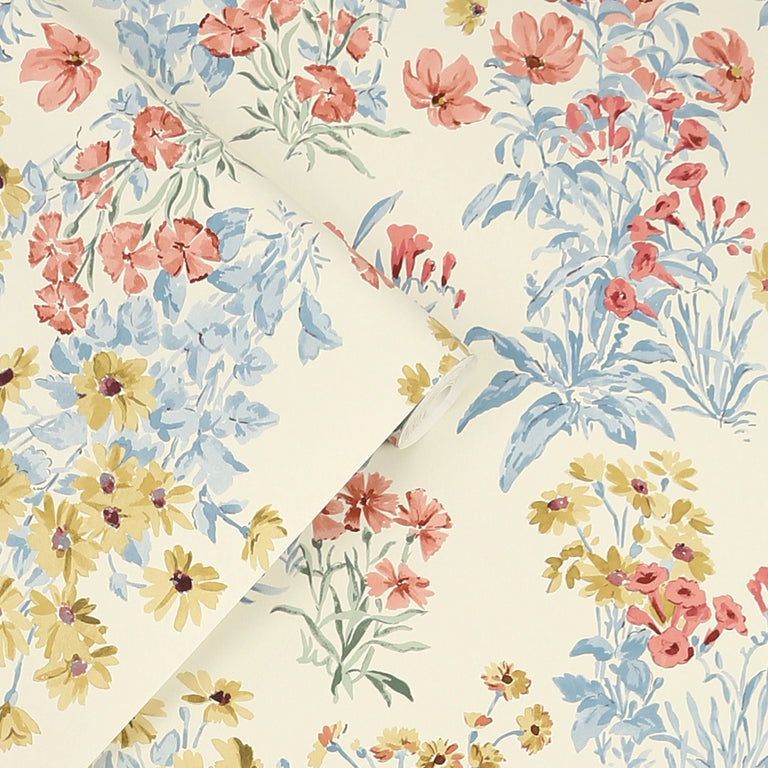 Laura Ashley Wallpaper Megan Ochre Yellow