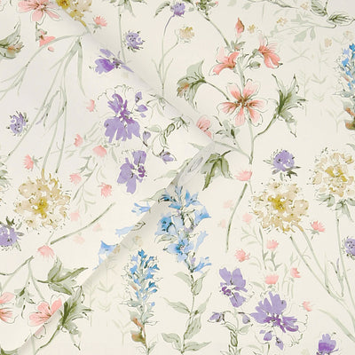 Laura Ashley Wallpaper Wild Meadow Chalk Pink