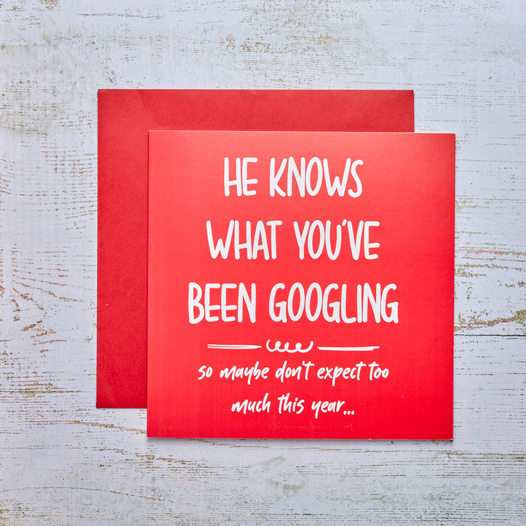 Christmas Googling Card