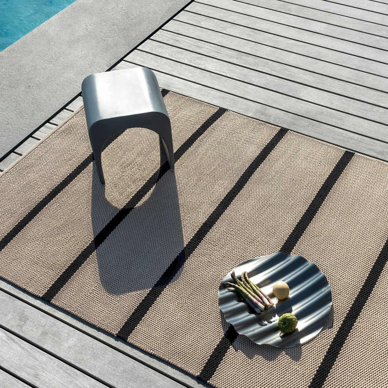 Brink & Campman Deck Outdoor Rug Charcoal Black