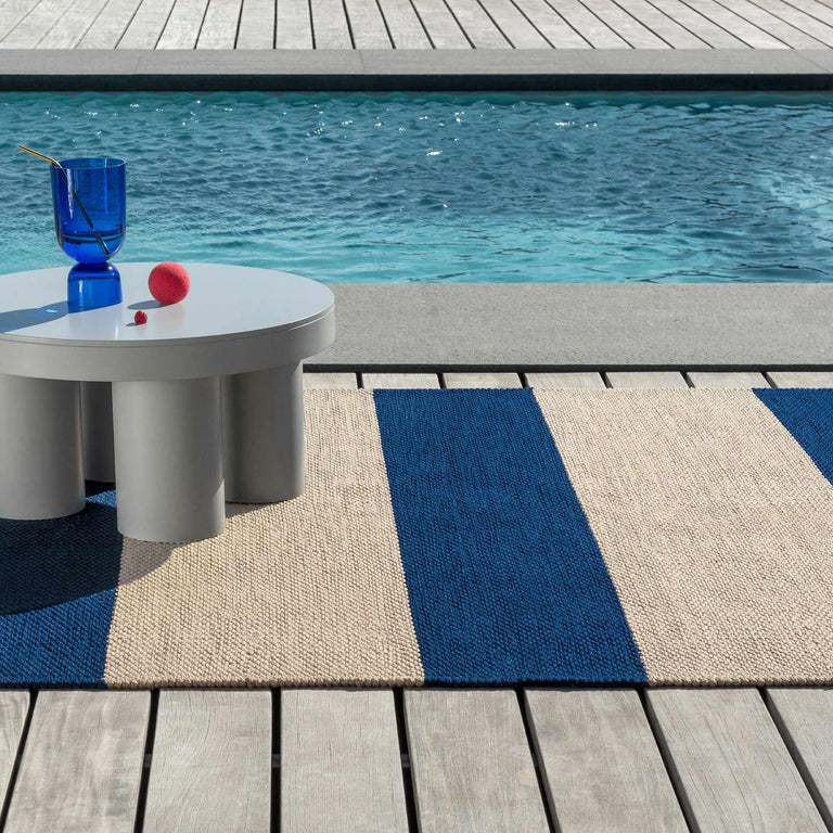 Brink & Campman Deck Outdoor Rug Electric Blue