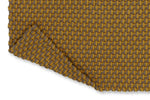 Brink & Campman Lace Outdoor Rug Golden Mustard/Grey Taupe handwoven flatweave rug