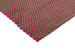 Brink & Campman Lace Tricolor Outdoor Rug Thyme, Grey, Pink flatweave pile design