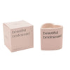 Amore Heart Candle - Bridesmaid comes boxed