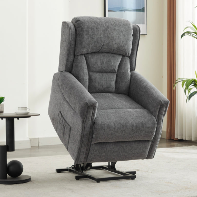 Balmoral Dual Motor Lift & Tilt Chair – Voice Control Fabric Recliner