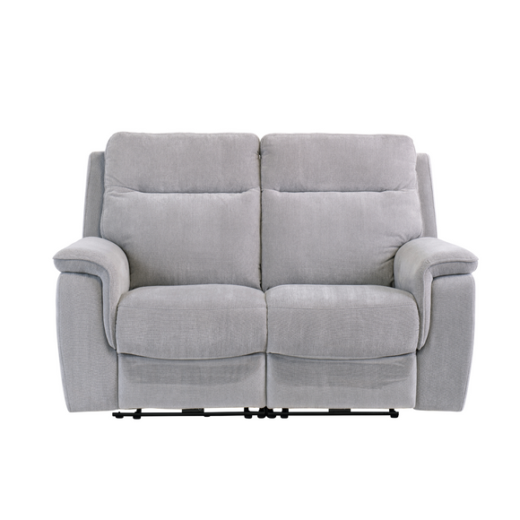 Stylish two seater sofa with electric recliner function
