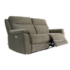 Comfortable three seater sofa with electric reclining feature
