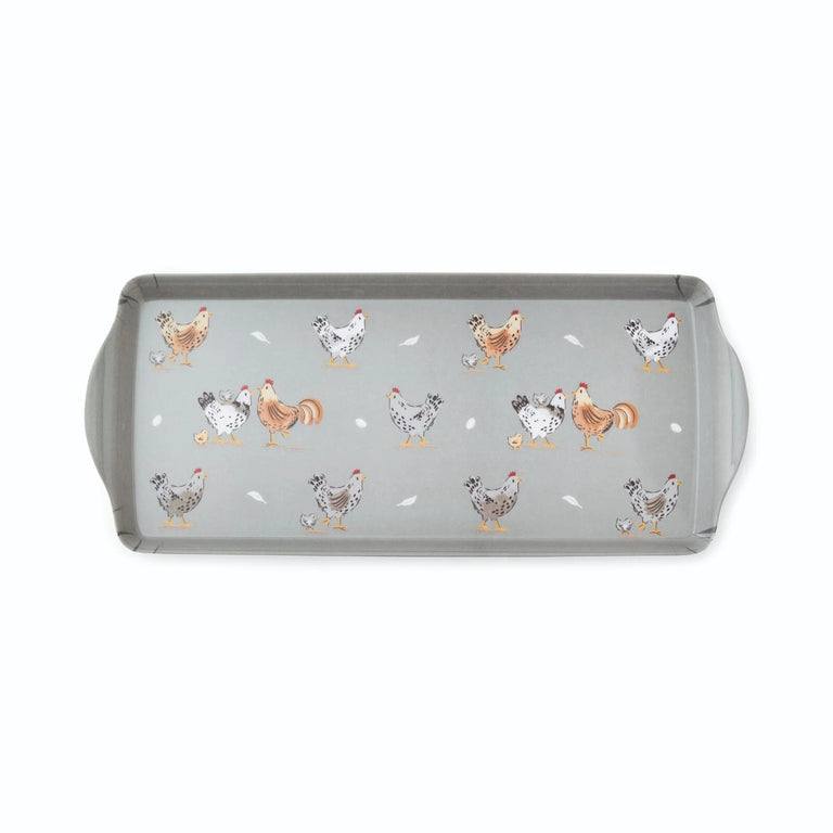 Hen House Lane Small Tray – Farmhouse Serveware from the Delph Collection