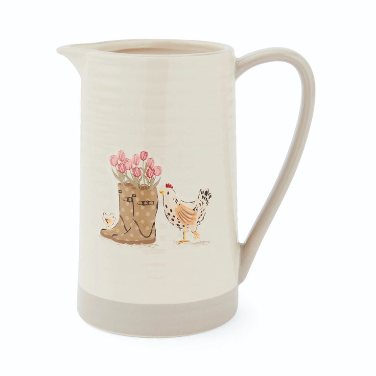 Hen House Large Jug – Ceramic Jug Drinking Collection