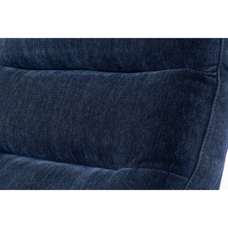 Irida 2 Seater Fabric Sofa Electric Recliner Navy Blue