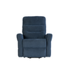 Contemporary recliner chair with USB charging ports
