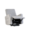 Electric recliner armchair with a supportive high back
