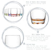 LAV Adora Coloured Shot Glasses - 80ml picture with mean features