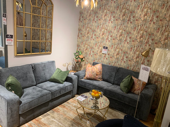 Madrid 2.5+2 Seater Sofa Set Grey life style picture