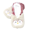 Sequin Footsies Owl picture on the white background