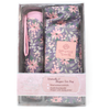 Purple Multi Umbrella and Tote Bag Set Mauve Floral front view picture
