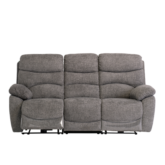 Modern 3 seater sofa with electric reclining function
