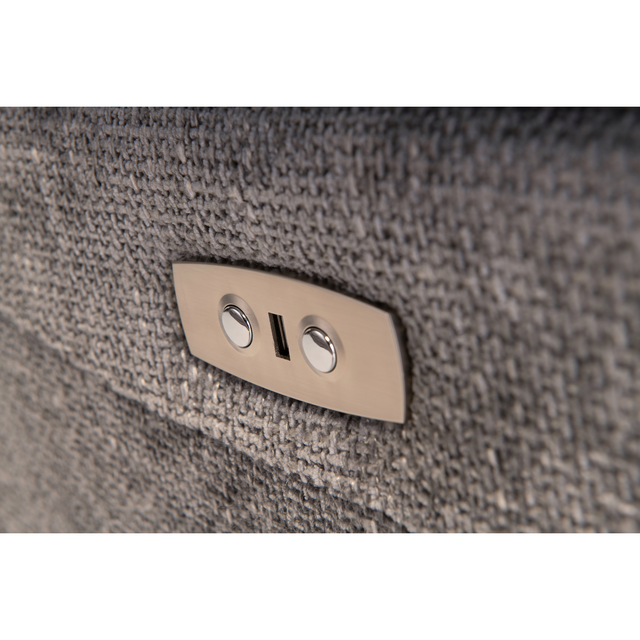 Yvette Fabric Electric Recliner Armchair Ash