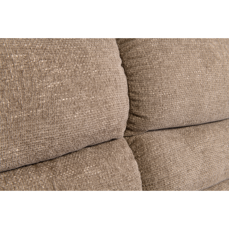 Yvette 2 Seater Sofa Fabric Electric Recliner Sand