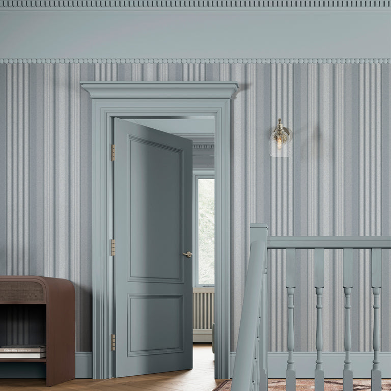 Superfresco Easy Loom Stripe Wallpaper Breeze - Modern Stripe Wall Covering