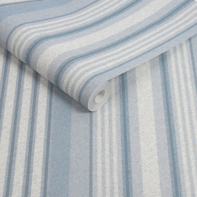 Superfresco Easy Loom Stripe Wallpaper Breeze - Modern Stripe Wall Covering