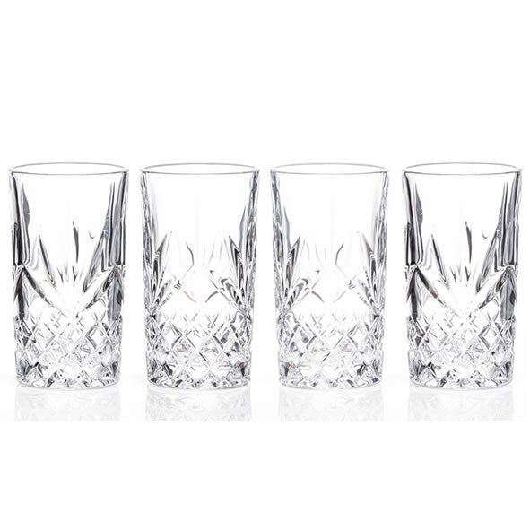 Newgrange Adare Set of 4 Hiball Glasses