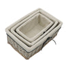 Arianna Rectangular Willow Storage Baskets in traditional style 