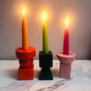 Funky ceramic candle holder for trendy home accessories

