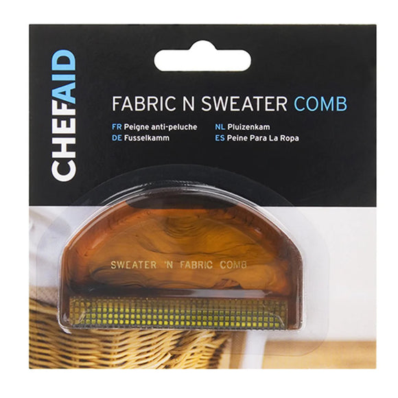 Chef Aid Fabric And Sweater Comb Carded to keep your cloths like a new brand