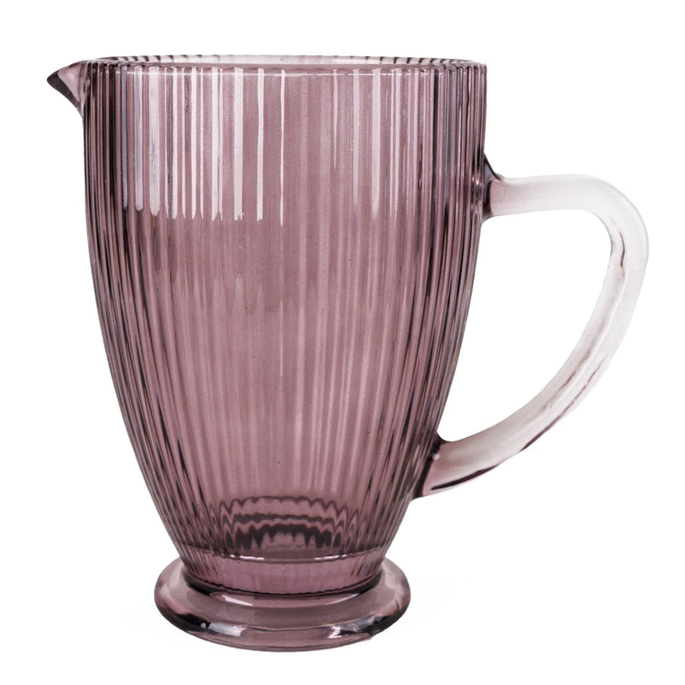 Large Ridged Glass Jug