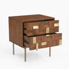 Lester Two Drawer Bedside Table