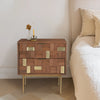 Lester Two Drawer Bedside Table