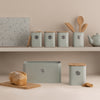 Modern food container Living Squircle Mint Canister

